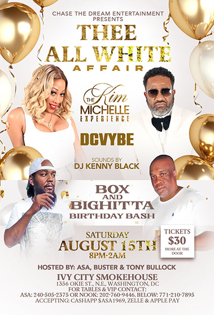 All White Affair at Ivy City Smokehouse flyer
