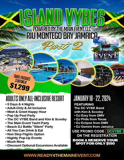 Island Vybes Jamaica flyer