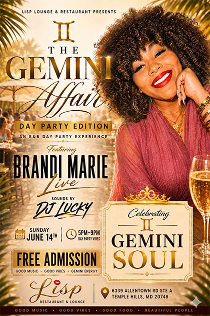 LISP Lounge Brandi's Birthday flyer