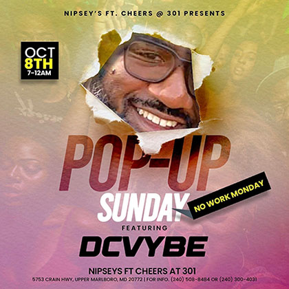 Pop-Up Sunday at Nipseys flyer